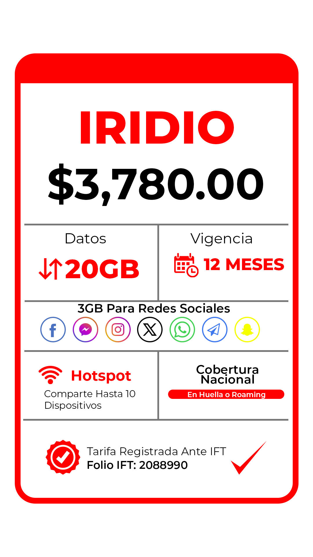 IRIDIO MIFI