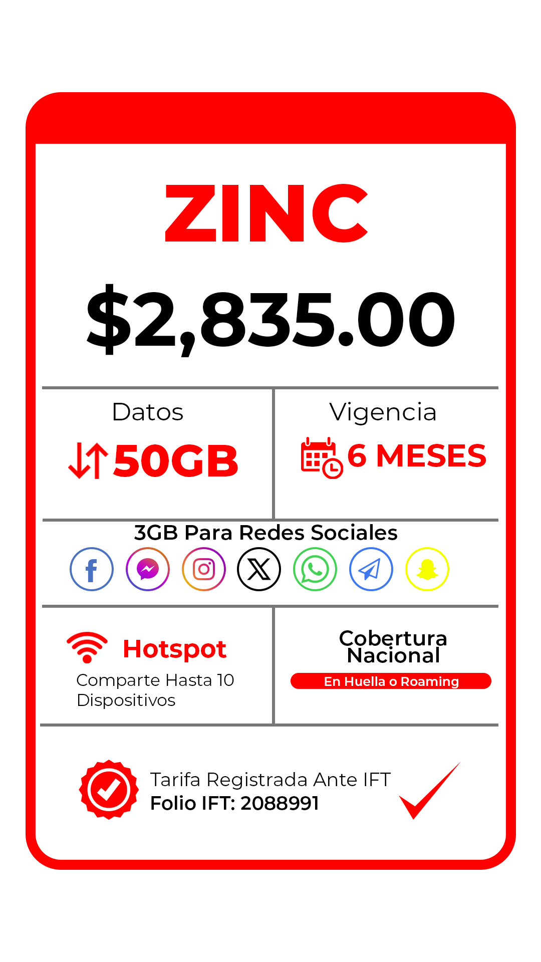 ZINC MIFI